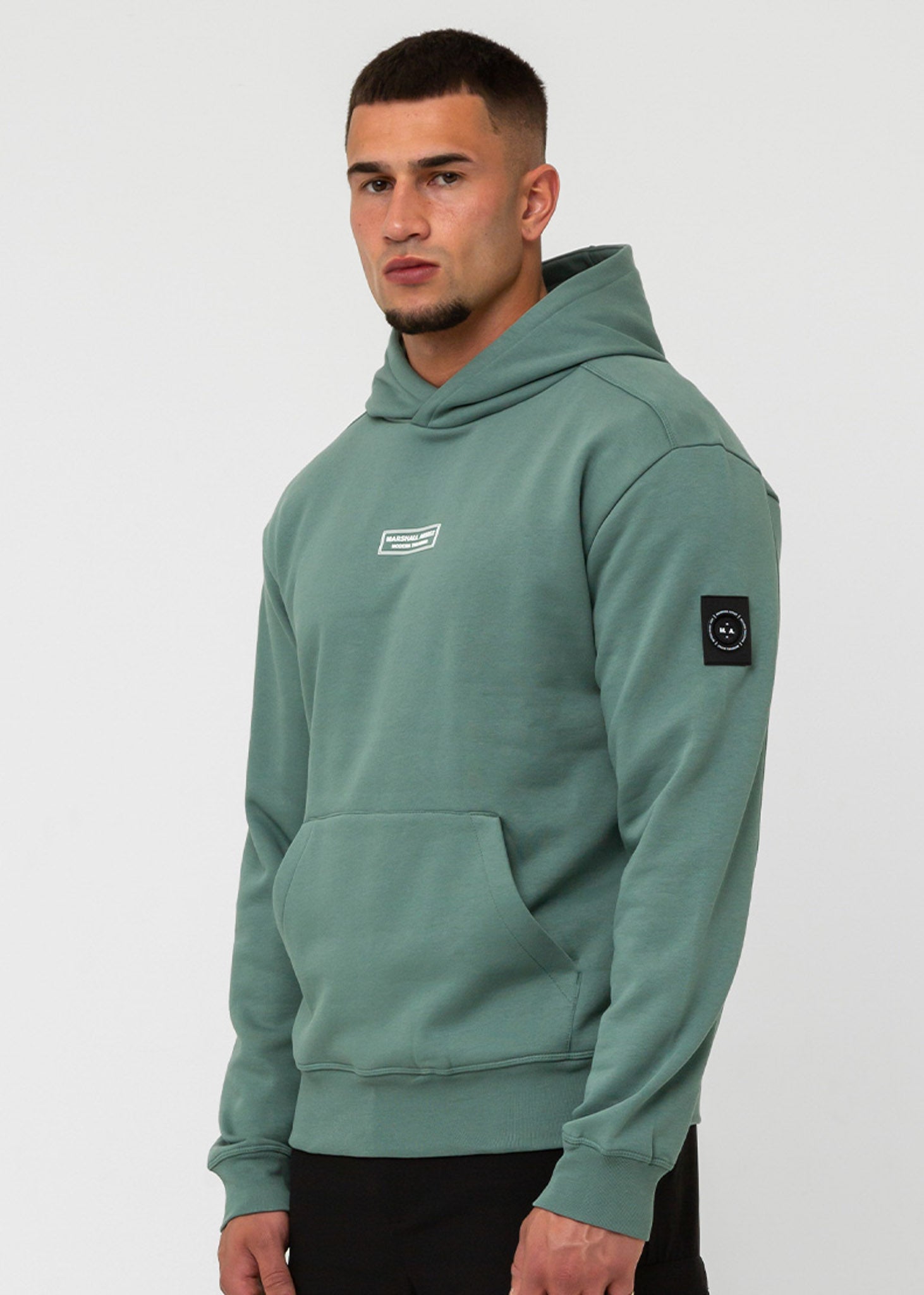 Marshall Artist Hoodies  Siren hoodie - atlantic green 