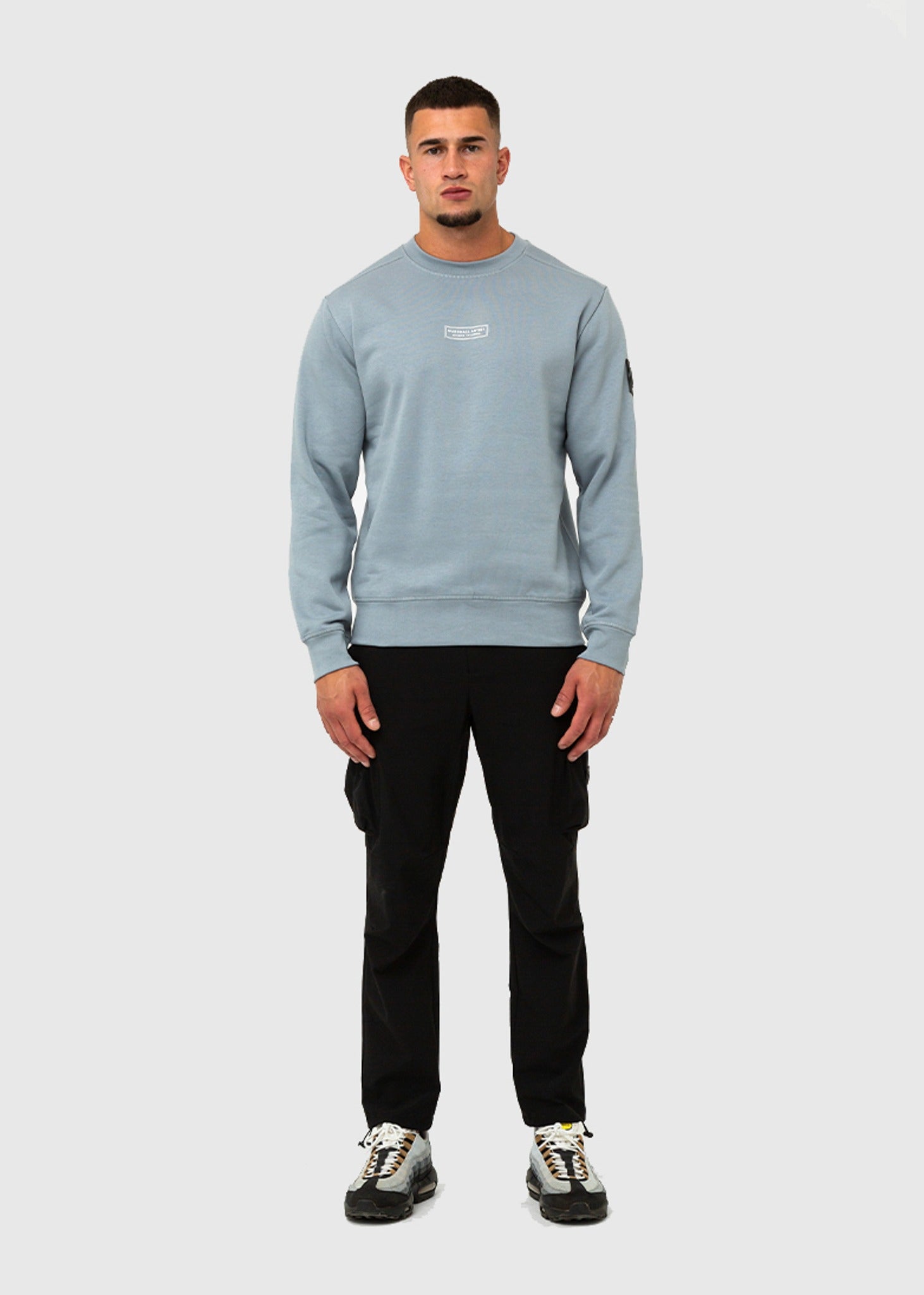 Marshall Artist Truien  Siren crewneck - nardo grey 