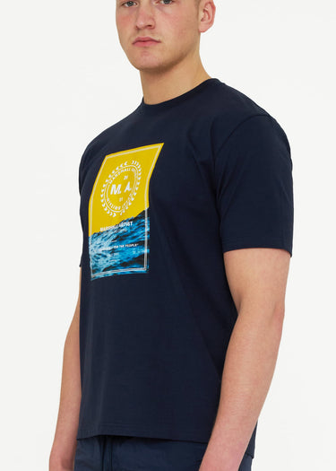 Marshall Artist T-shirts Canute t-shirt - navy