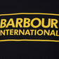 Barbour International T-shirts  Essential large logo tee - black 