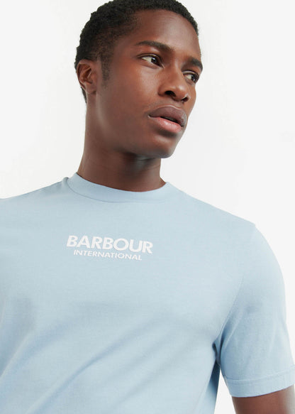 Barbour International T-shirts  Formula tee - powder blue 