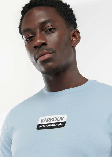 Barbour International T-shirts  Bennet tee - powder blue 
