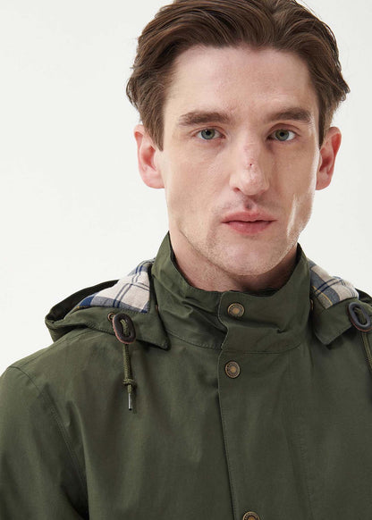 Barbour Jassen  Chelsea mac jacket - olive forest mist 