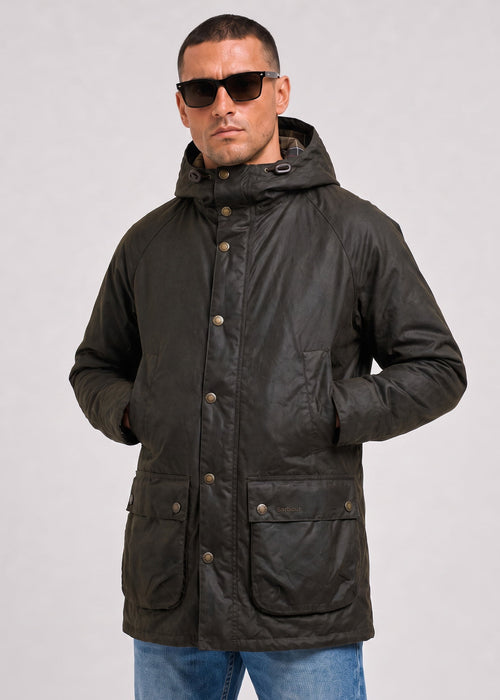 Barbour bedale wax parka - olive