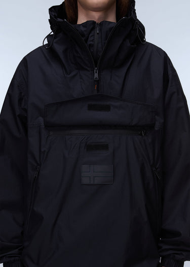 Napapijri Jassen Lightweight Packable Rainforest Overhead rf next Jacket - black beauty