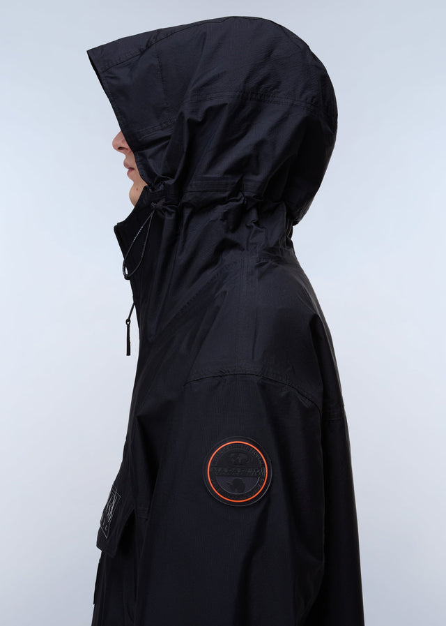 Napapijri Jassen Lightweight Packable Rainforest Overhead rf next Jacket - black beauty