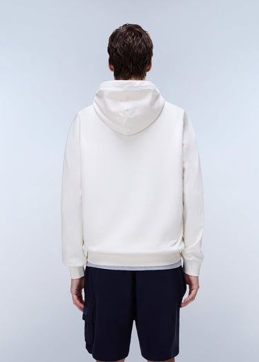 Napapijri Hoodies B box logo h 1 - white whisper