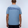 Napapijri T-shirts Back graphic t-shirt - faded denim