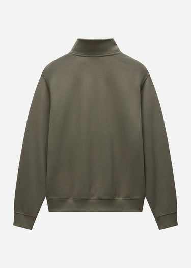 Napapijri Truien Small box quarter zip sweat - tea leaf