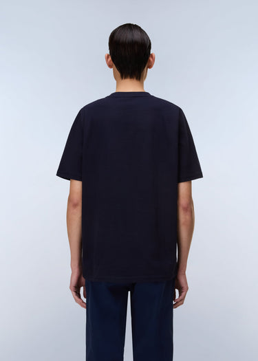 Napapijri T-shirts S small box ss - blu marine