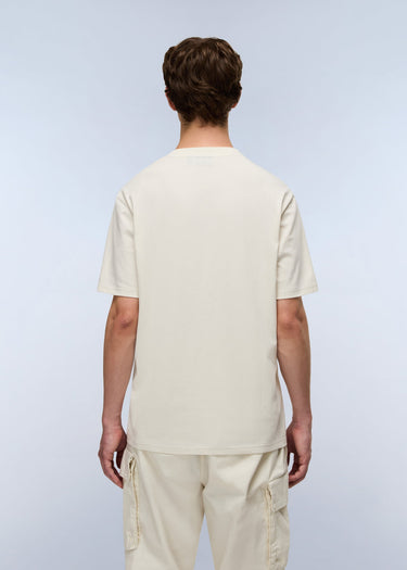 Napapijri T-shirts S small box ss - beige dimity