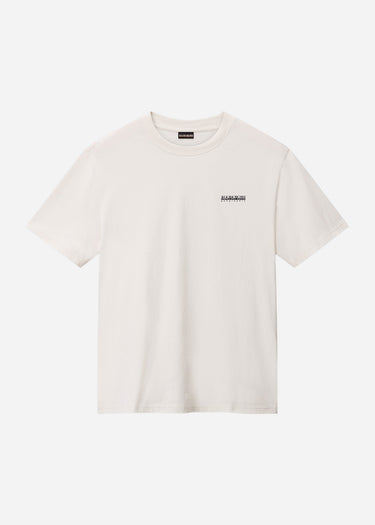 Napapijri T-shirts S small box ss - beige dimity