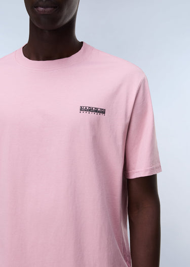 Napapijri T-shirts S small box ss - zephyr