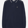 Weekend Offender Longsleeve Polo's  Carola - navy house check 