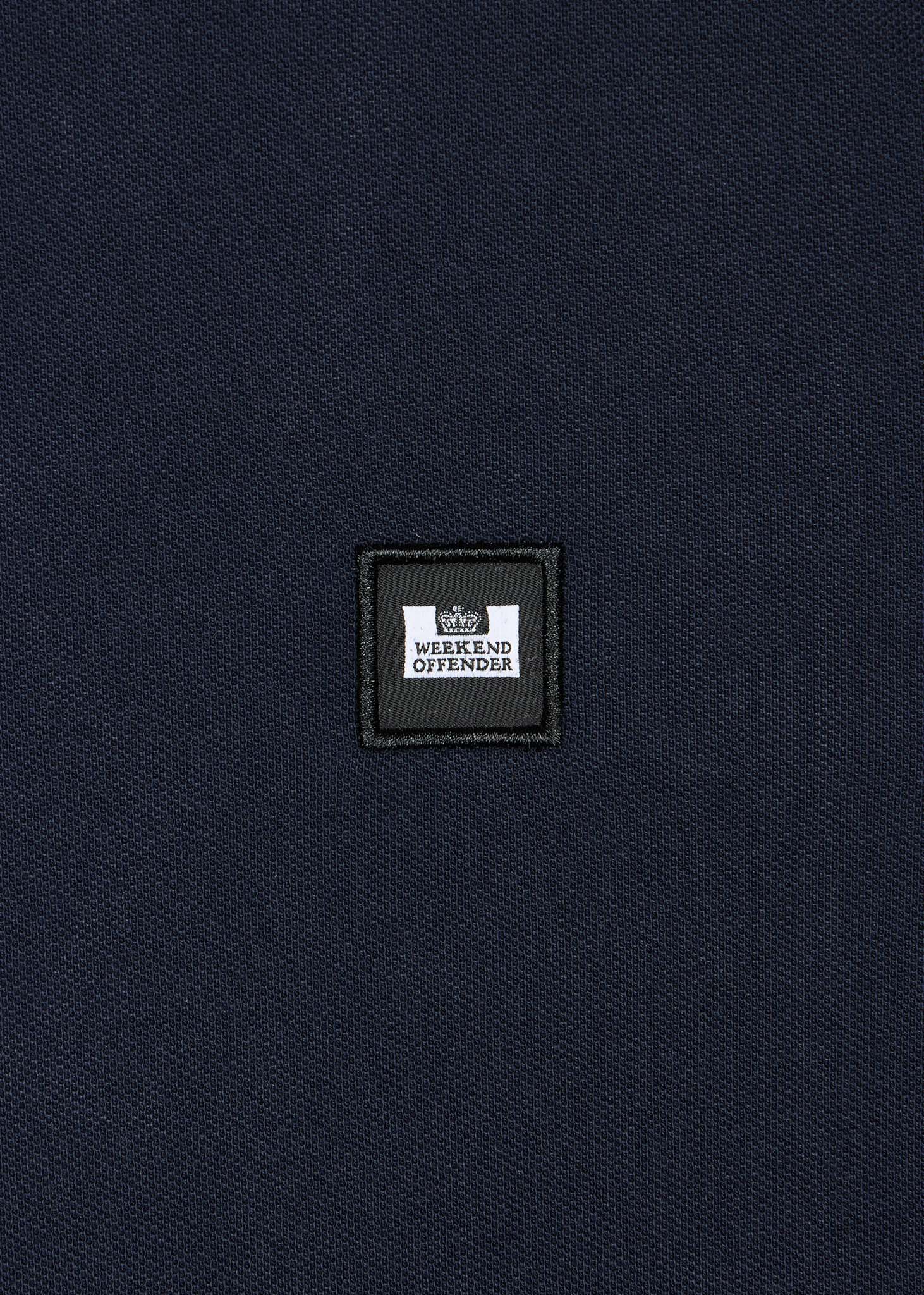 Weekend Offender Longsleeve Polo's  Carola - navy house check 