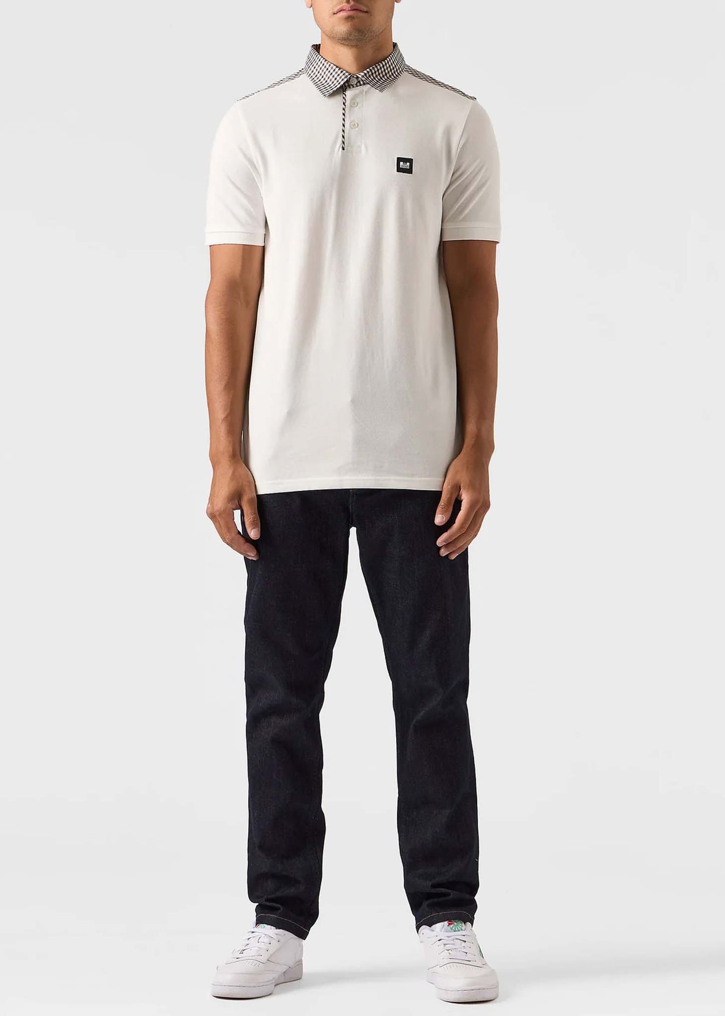 Weekend Offender Polo's  Costa - winter white house check 