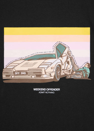 Weekend Offender T-shirts Quaaludes - black