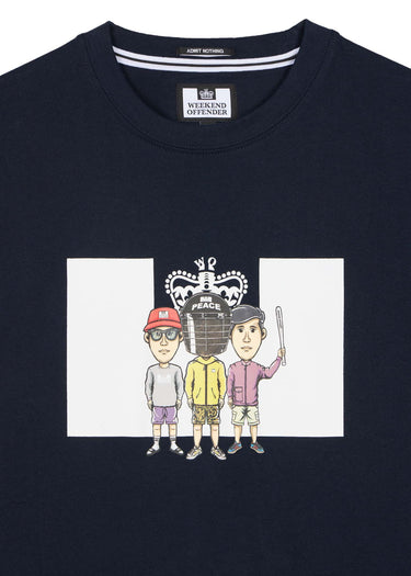 Weekend Offender T-shirts Weekend tee - navy