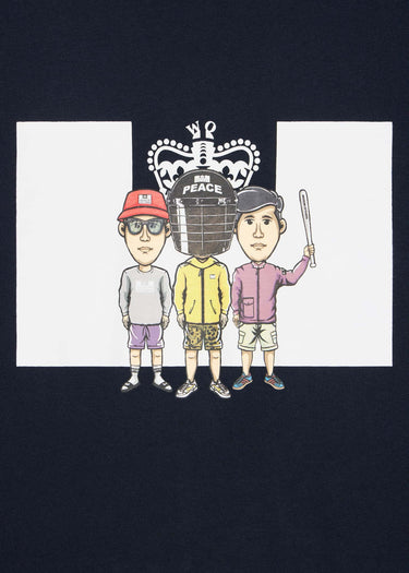 Weekend Offender T-shirts Weekend tee - navy