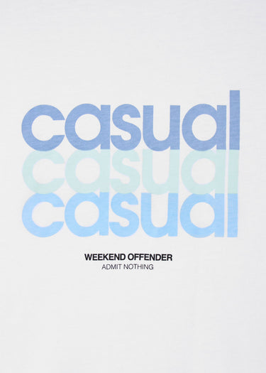 Weekend Offender T-shirts W.O.L. - white