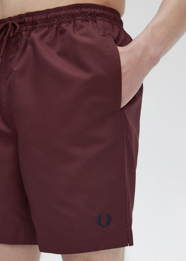 Fred Perry Zwembroeken Classic swimshort - oxblood