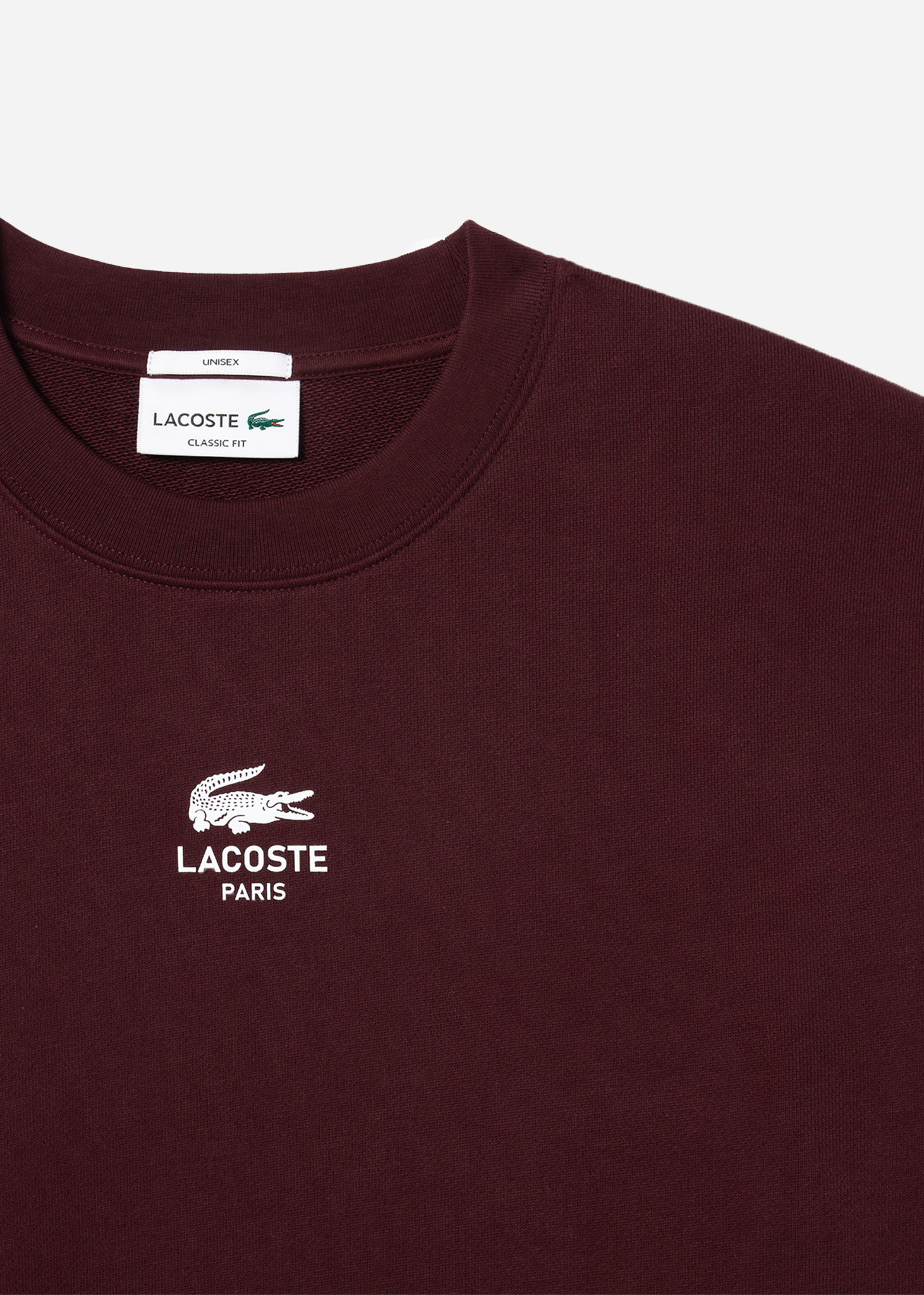 Lacoste Truien  Sweatshirt logo print- expresso 