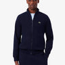 Lacoste Truien Brushed fleece zip through sweater - Navy