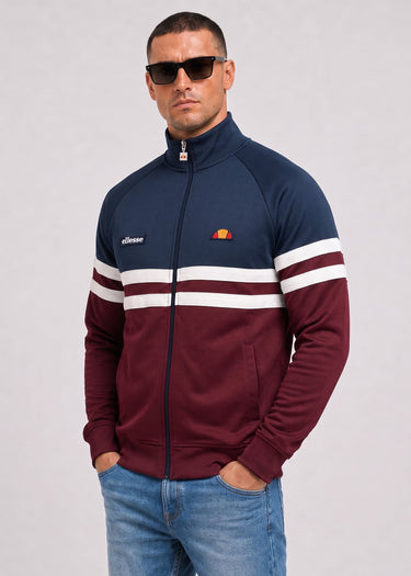 Ellesse Vesten Rimini track jacket - burgundy navy