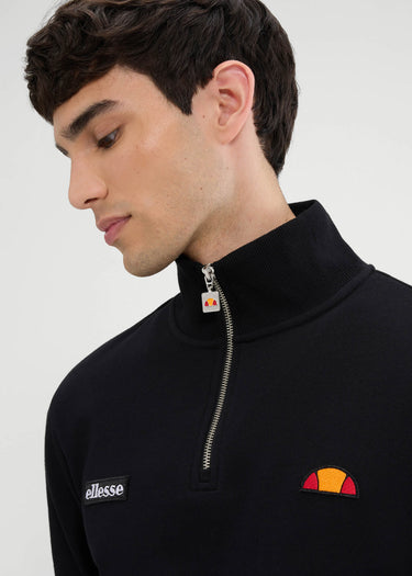 Ellesse Truien Pelegrini quarter zip - black