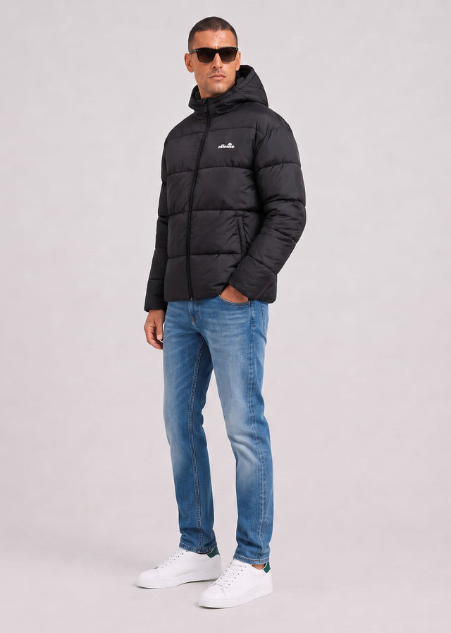 Ellesse Jassen Civiglio puffer jacket - black