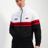Ellesse Vesten  Rimini track top - white black 