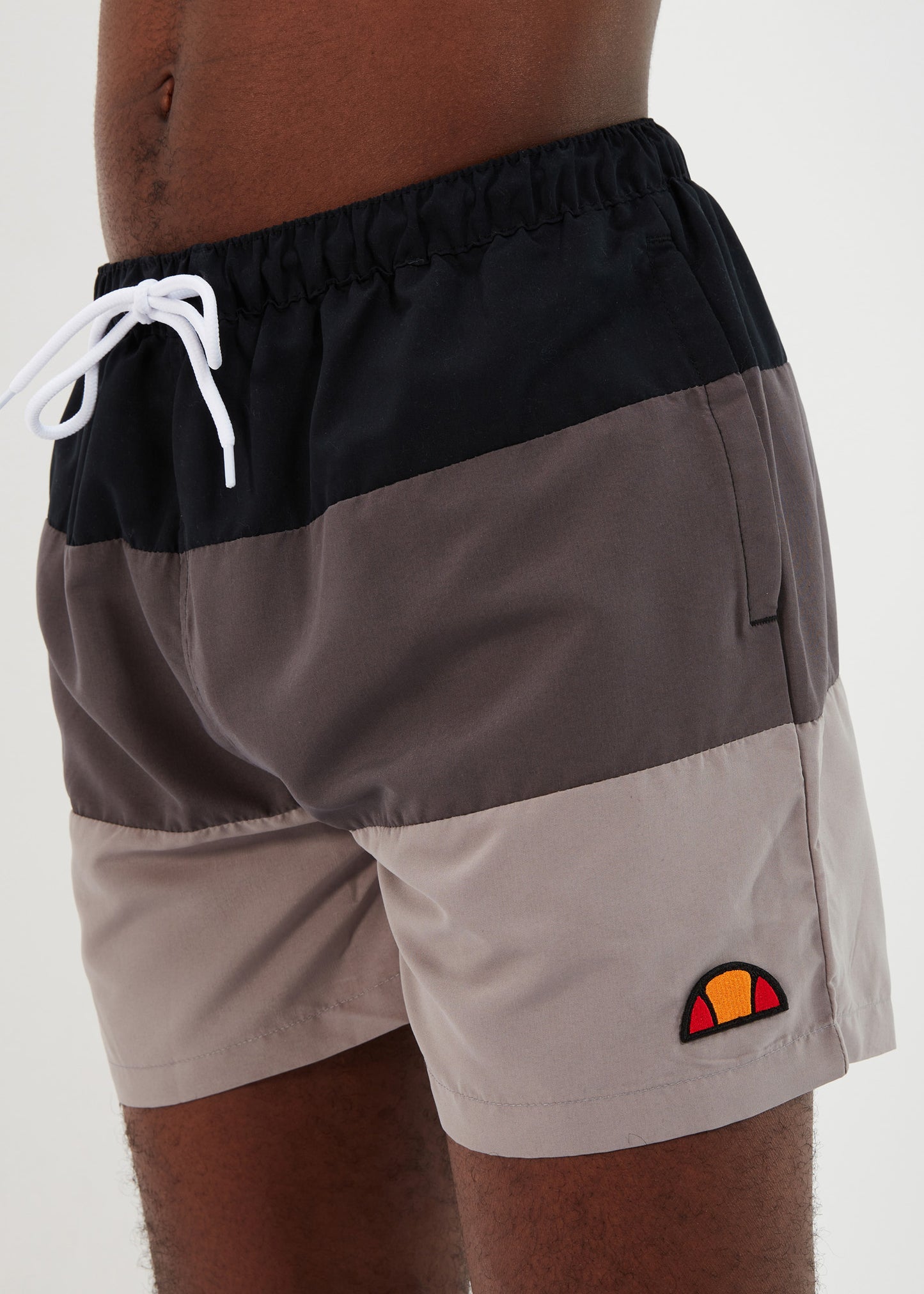 Ellesse Zwembroeken  Cielo swimshort - khaki black white 