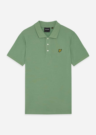 Lyle & Scott Polo's Plain polo - smoke green