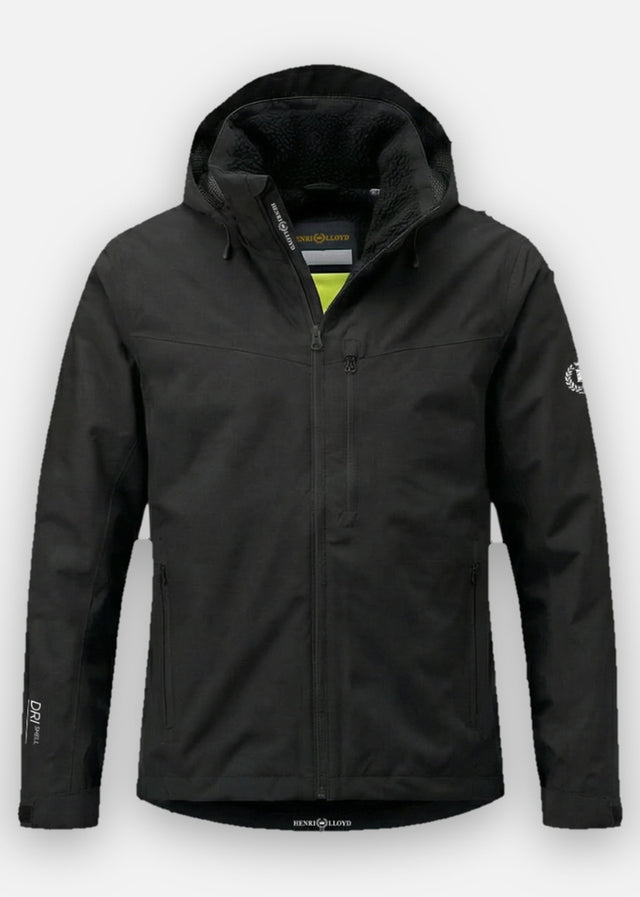 Henri Lloyd Jassen Men's polar breeze hooded jacket - black