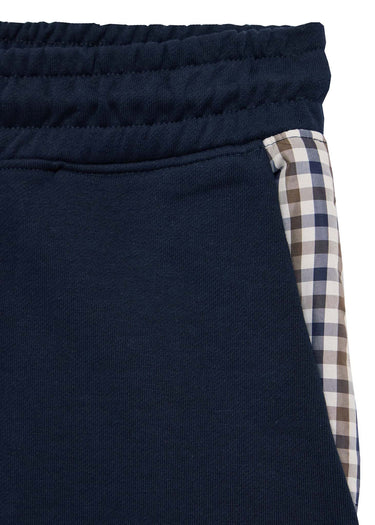 Weekend Offender Korte Broeken Pankow - navy mid house check