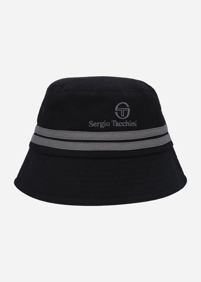 Sergio Tacchini Bucket Hats  Stoneham classic bucket hat - black 