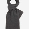 Lyle & Scott Sjaals Lambswool ribbed scarf - charcoal marl