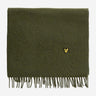 Lyle & Scott Sjaals Plain lambswool scarf - deep depths
