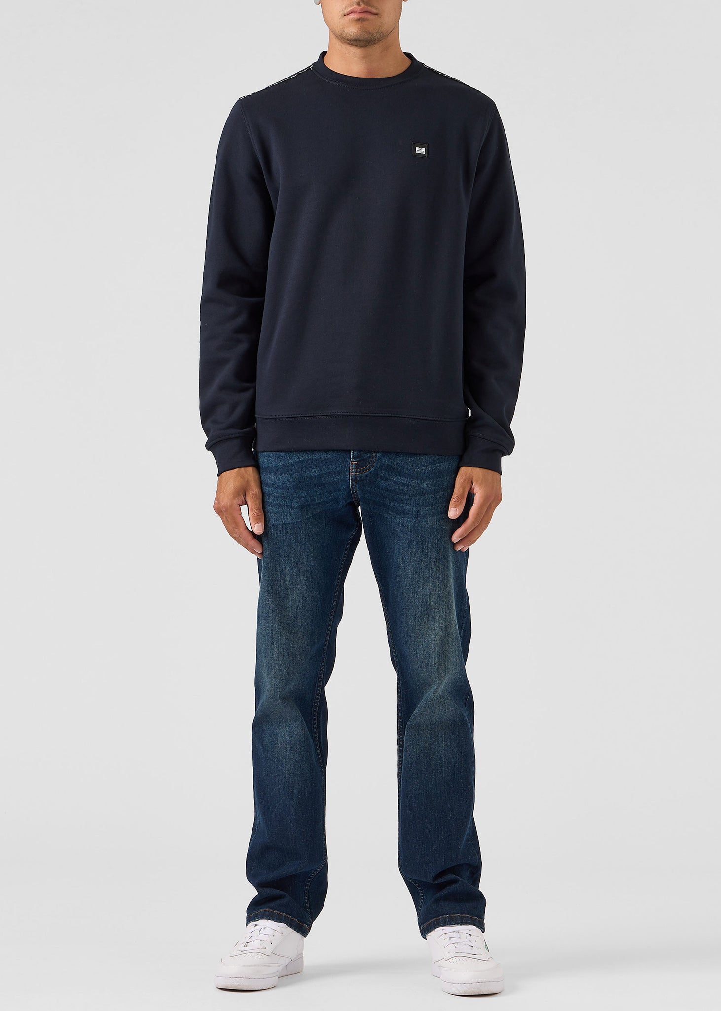 Weekend Offender Truien  Vega - navy house check 