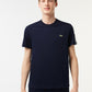 Lacoste T-shirts  Contrast stripe t-shirt - navy blue 