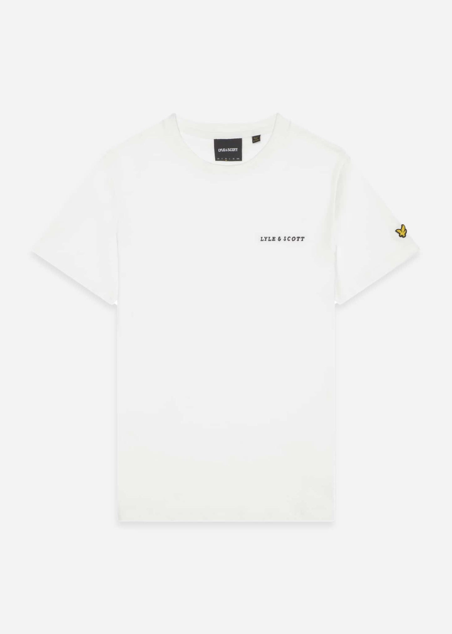 Lyle & Scott T-shirts Embroidered t-shirt - white jet black