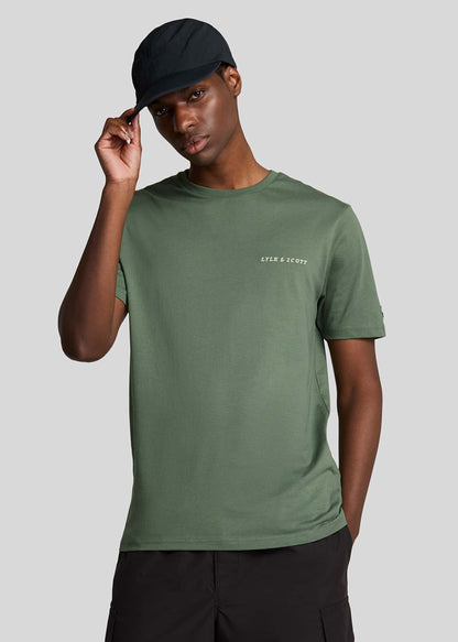 Lyle & Scott T-shirts Embroidered t-shirt - duck green cove