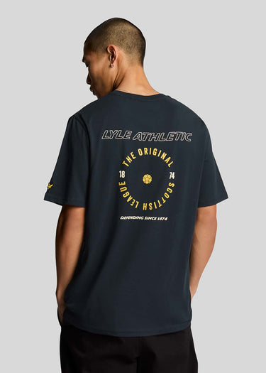 Lyle & Scott T-shirts Lyle athletic graphic tshirt - dark navy