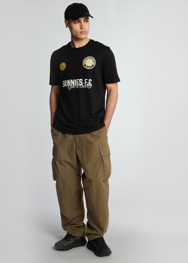 Lyle & Scott T-shirts Sunnies fc graphic t-shirt - jet black