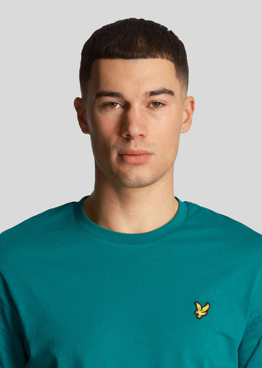 Lyle & Scott T-shirts  Plain t-shirt - court green 
