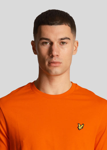 Lyle & Scott T-shirts  Plain t-shirt - tangerine tango 