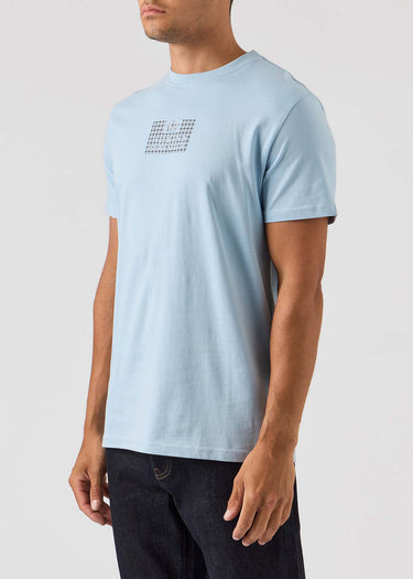 Weekend Offender T-shirts  Dygas - winter sky blue house check 