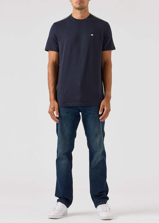 Weekend Offender T-shirts  Diaz - navy blue house check 