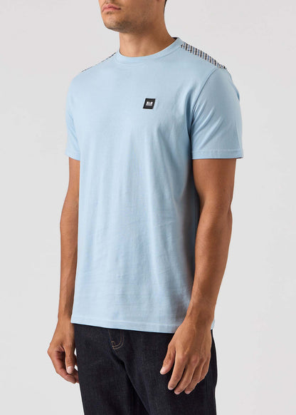 Weekend Offender T-shirts  Diaz - winter sky blue house check 