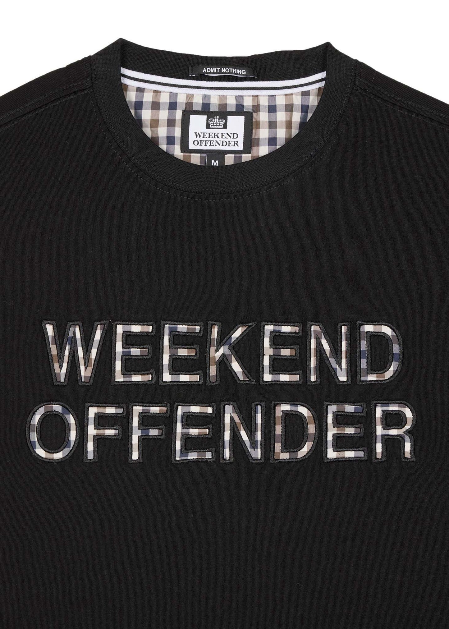 Weekend Offender T-shirts  Tornaco - black mid house check 